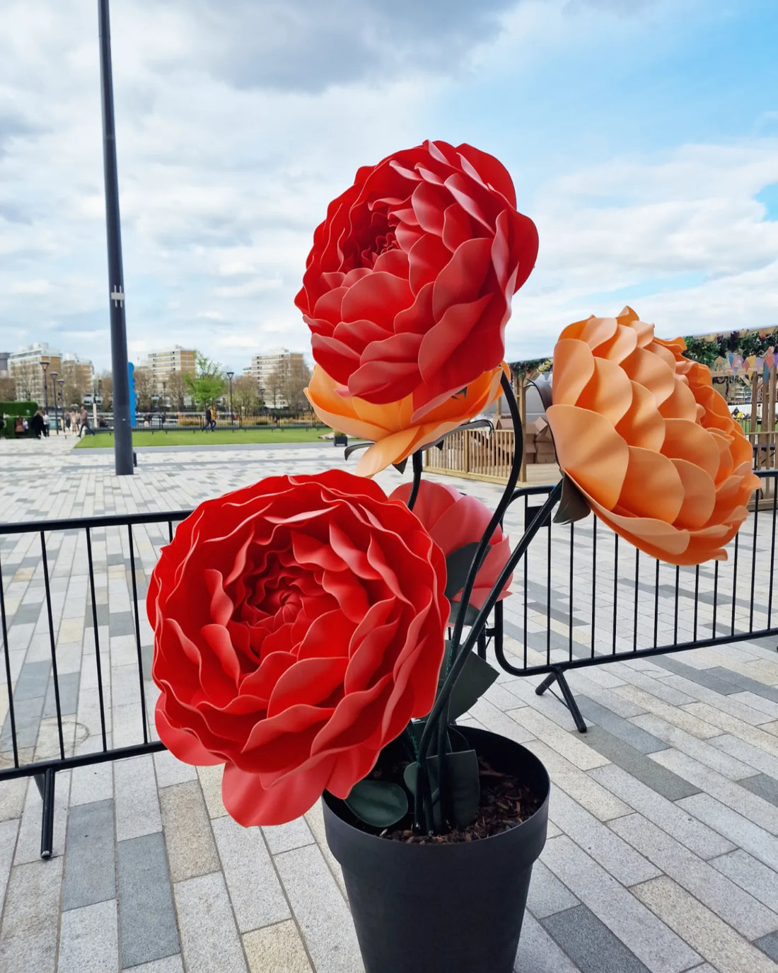 Summer flowers at Battersea Power Station