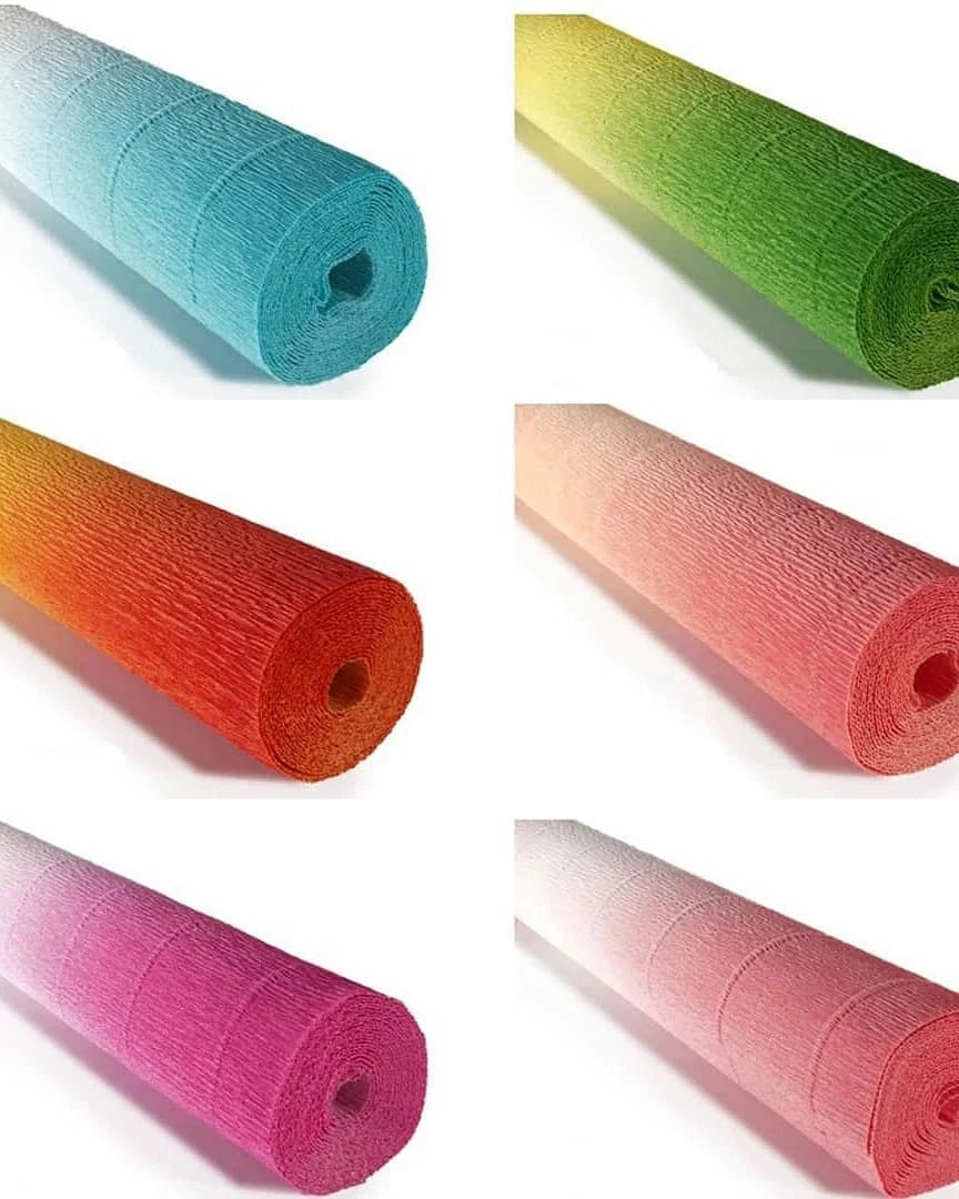 Italian crepe paper (180g) Ombre